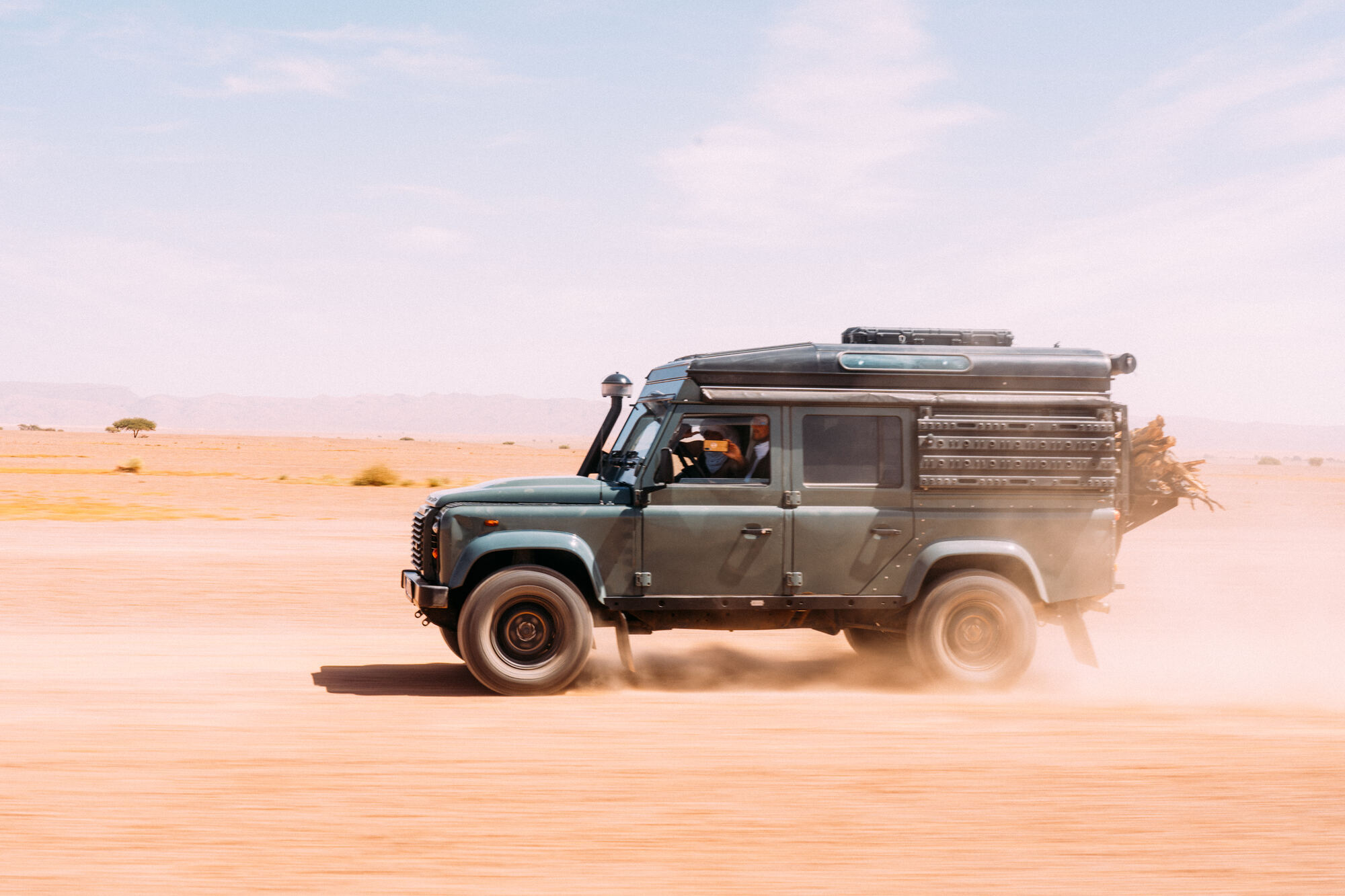 Defender in the desert